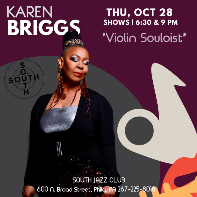 THU, OCT 29 | KAREN BRIGGS | 6:30pm and 9:00pm Show