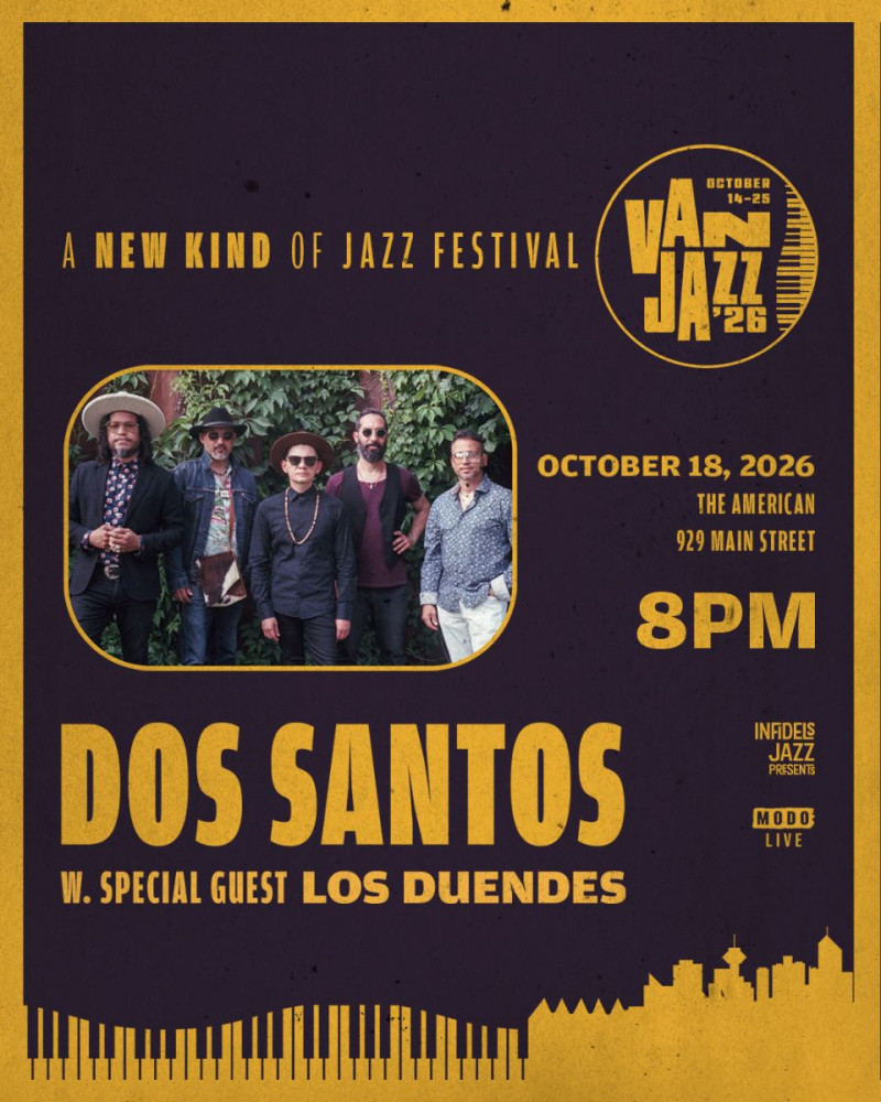 **Van Jazz 2026** Dos Santos with Los Duendes