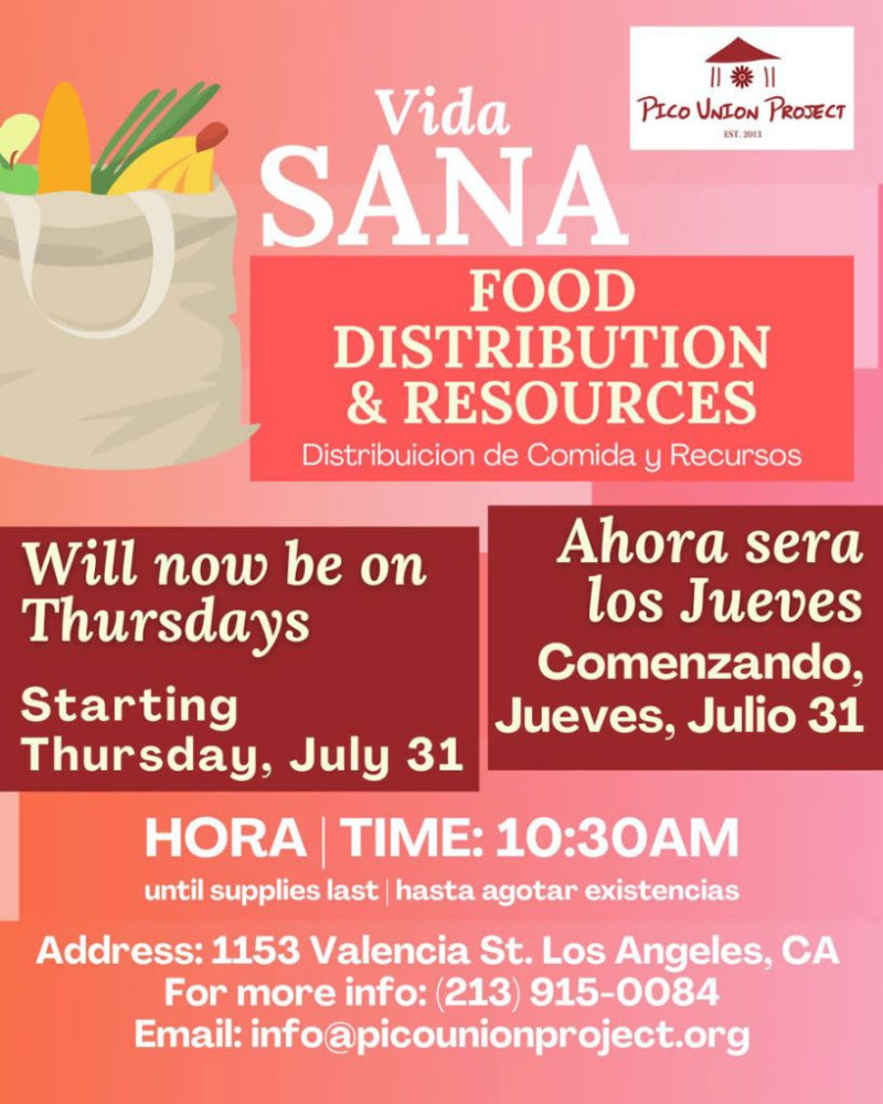 Vida Sana | Food and Volunteer Opportunity