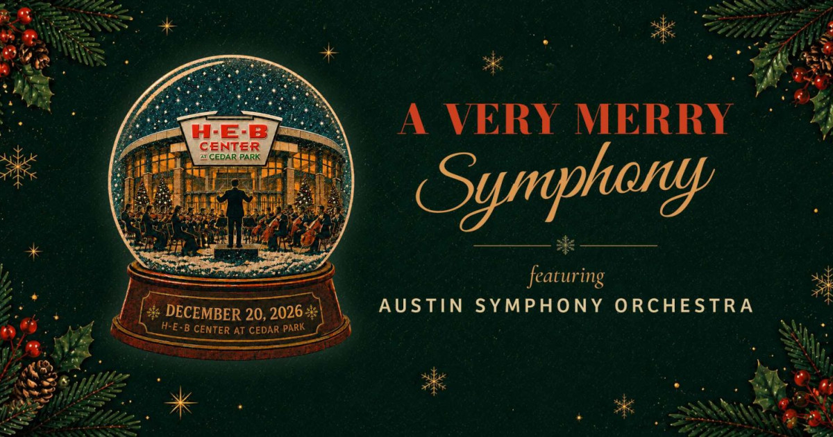 Poster for A Very Merry Symphony in Austin