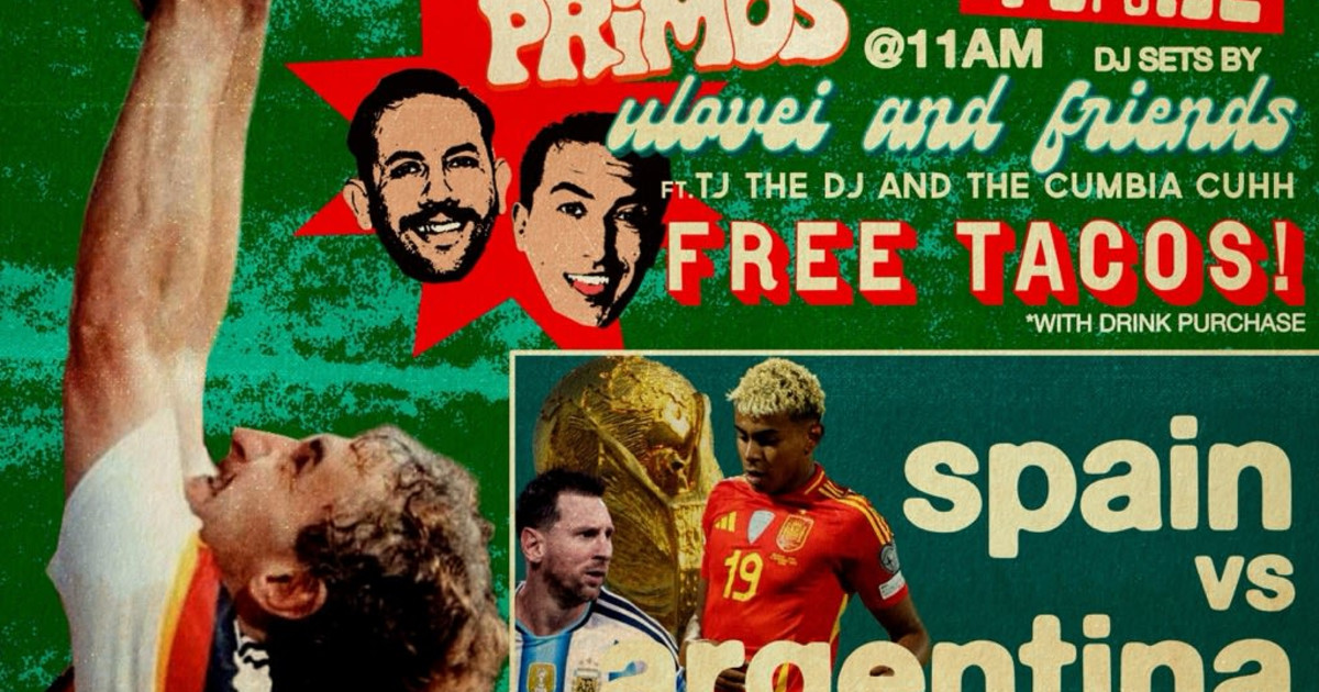 Hotel Vegas & Volstead present World Cup Day 34 - Final Match + Primos on the Patio Sunday Funday