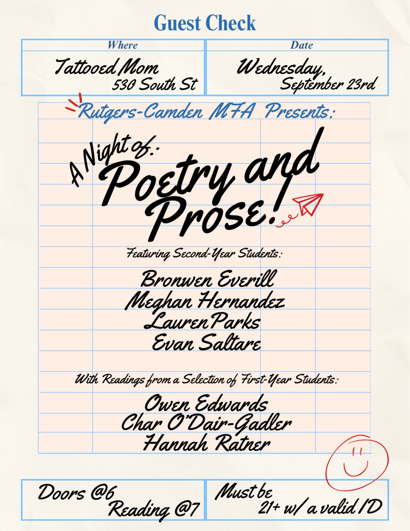 A Night of Poetry and Prose