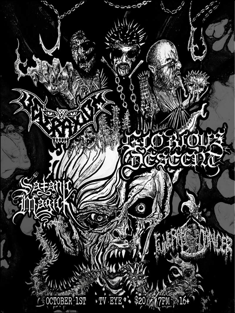 Veneraxiom, Glorious Descent, Satanic Magick, Funeral Dancer