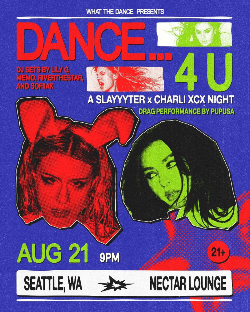 その他 SQUARE ENIX THANKS&KICK OFF PARTY2019 DANCE 4 U: SLAYYYTER x CHARLI XCX NIGHT in Seattle at Nectar