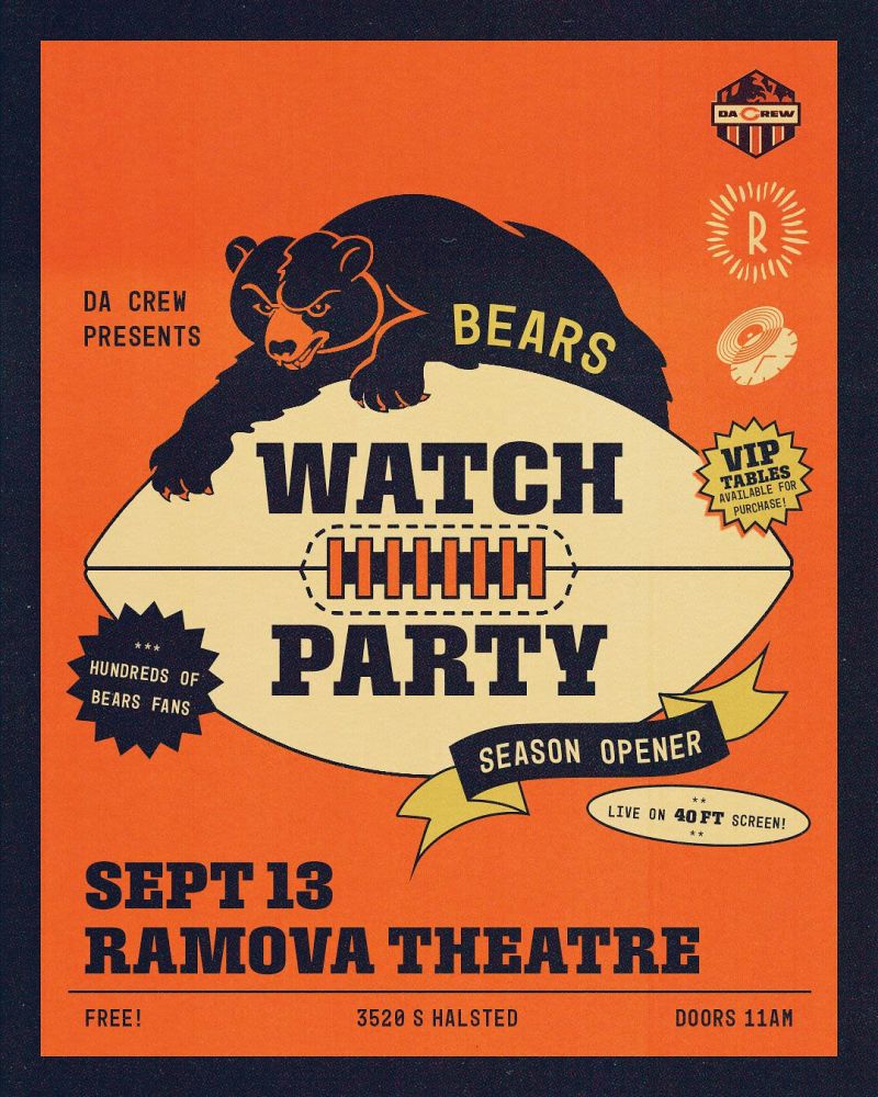 Bears Season Opener Watch Party
