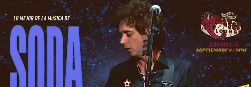 Será Cero presents a Night of Soda Stereo