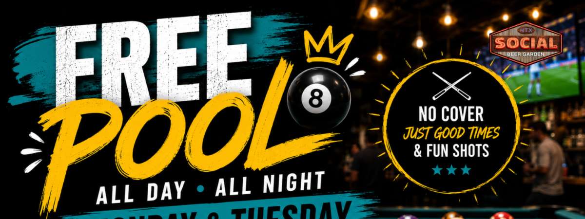 Free Pool and TUESDAY