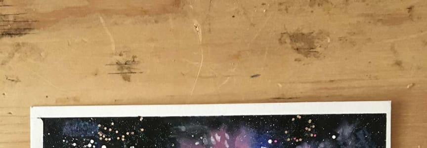 Beginner's Watercolor: Galaxy and Night Sky