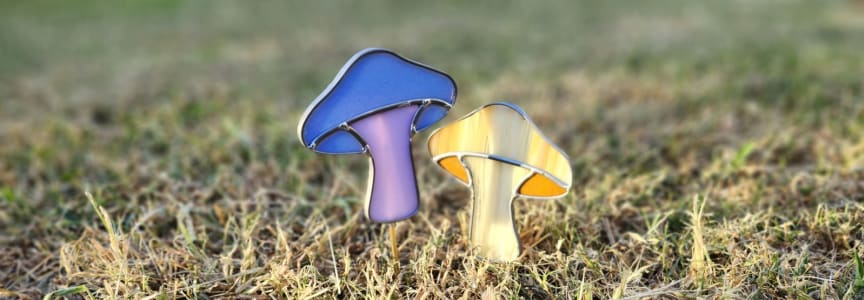 Sip + Solder Mushrooms: Stained Glass Workshop at Meanwhile Brewing Co