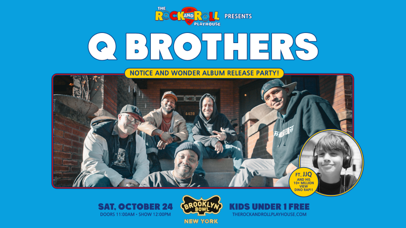 The Q Brothers (Hip Hop for Families!), ft. JJQ and his 10+ Million View Dino Rap!