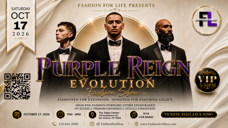 The 2026 Purple Reign: Evolution Fashion Show