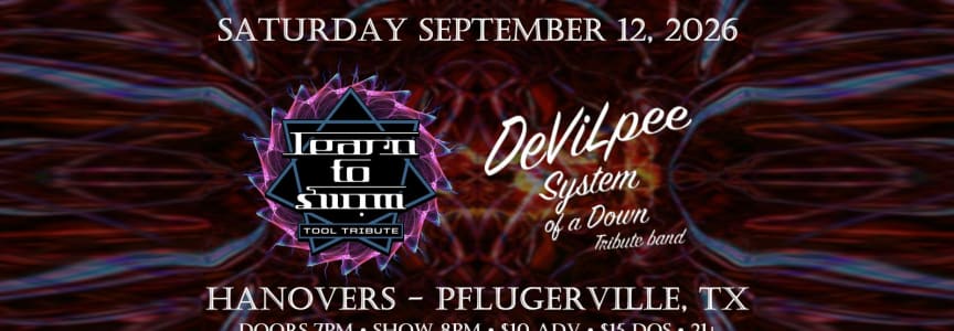 Learn to Swim - TOOL tribute and DeViLpee - SOAD tribute at Hanovers