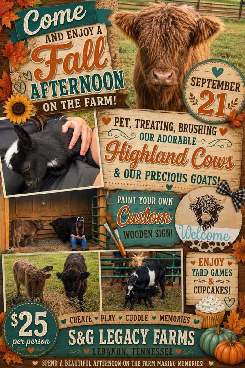 Afternoon of Painting and Cuddling Cows - Click for showtimes
