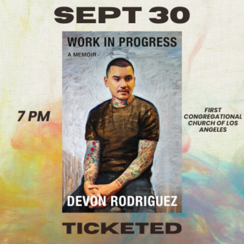 Devon Rodriguez presents Work in Progress: A Memoir