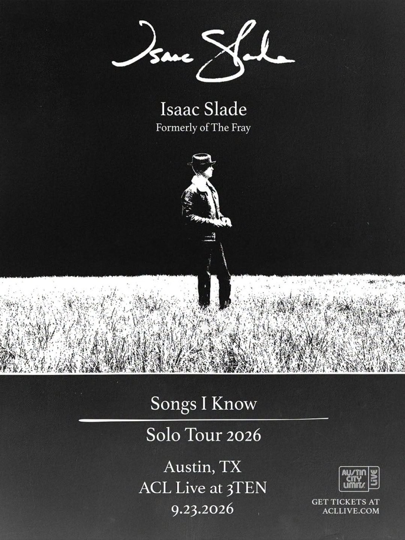Isaac Slade: SONGS I KNOW - SOLO TOUR 2026