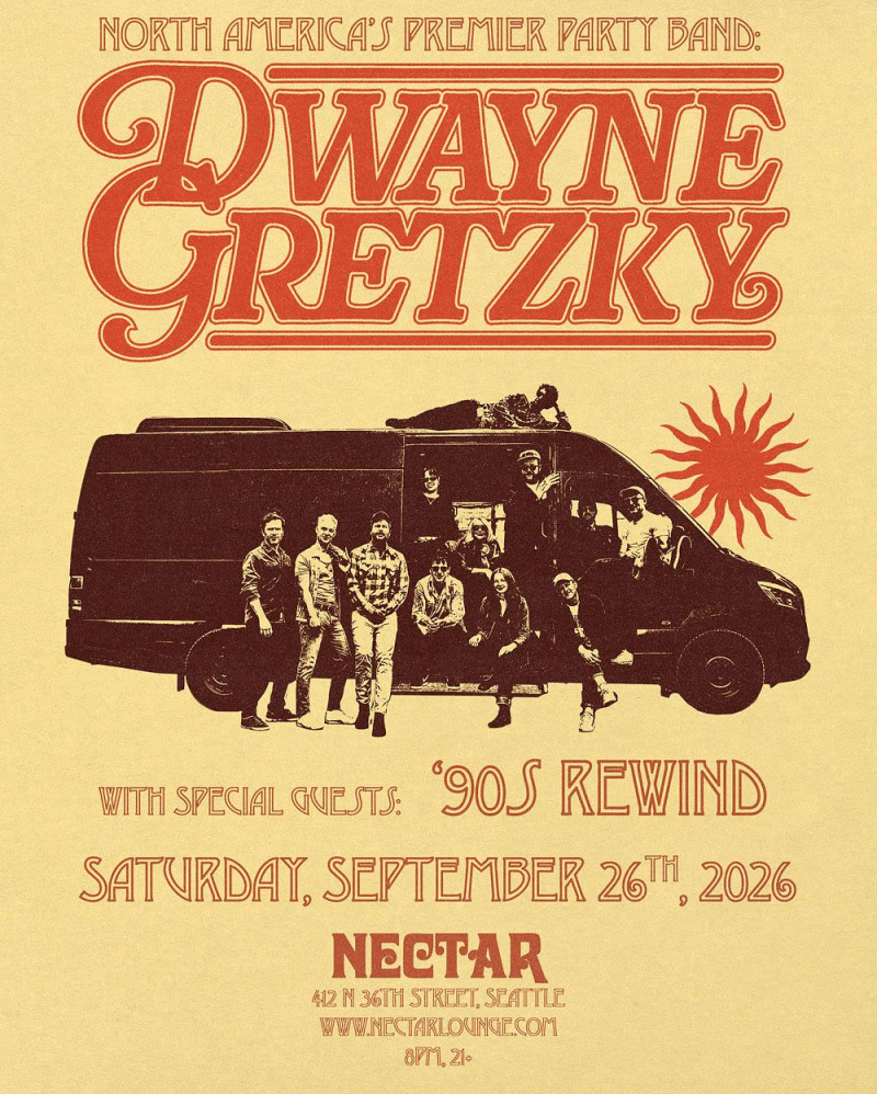 DWAYNE GRETZKY - Classic hits of the 70s, 80s, and 90s, plus special guest '90s Rewind