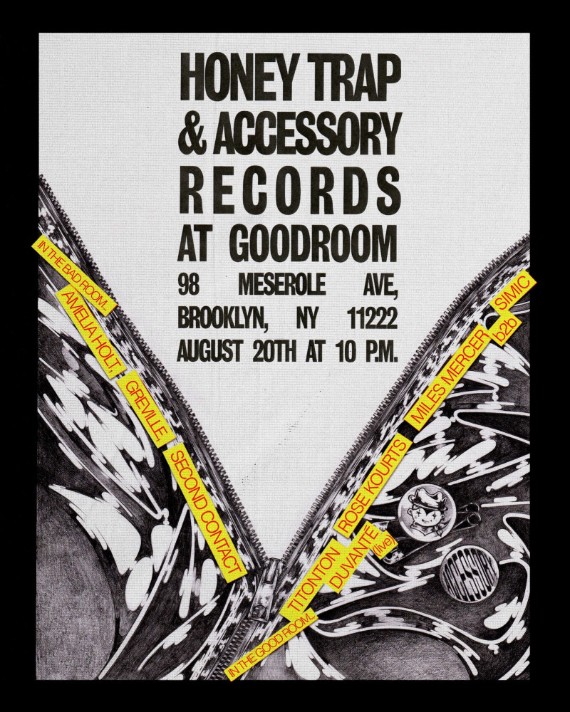 Honey Trap & Accessory Records: Titonton Duvante (live), Rose Kourts, Miles Mercer b2b Simic, Amelia Holt, Greville, Second Cont
