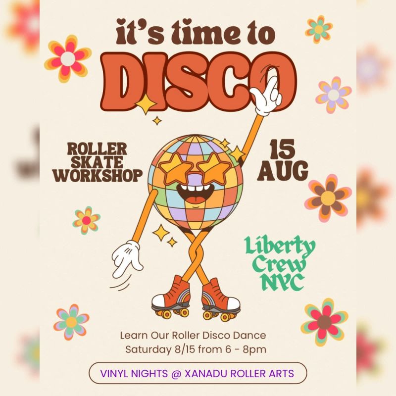 Roller Disco Dance Skate Class with The Liberty Crew (skate workshop)