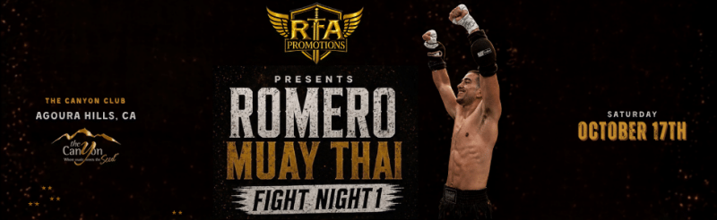 Clash at The Canyon: Romero Muay Thai Fight Night 1
