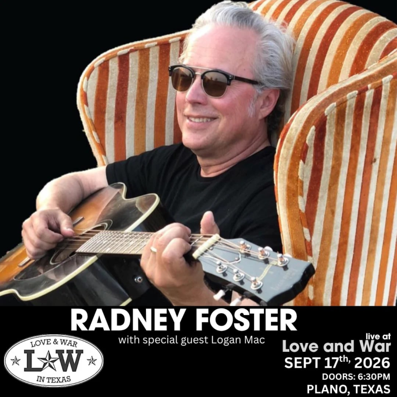 RADNEY FOSTER w/ special guest Logan Mac