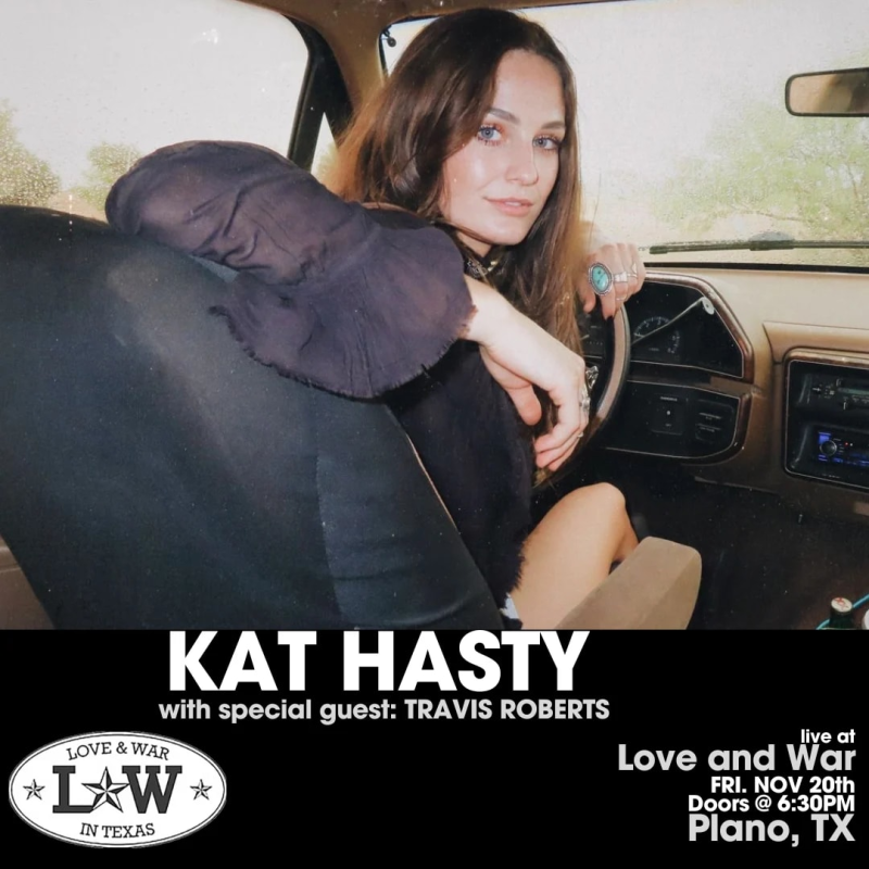 KAT HASTY w/ special guest Travis Roberts
