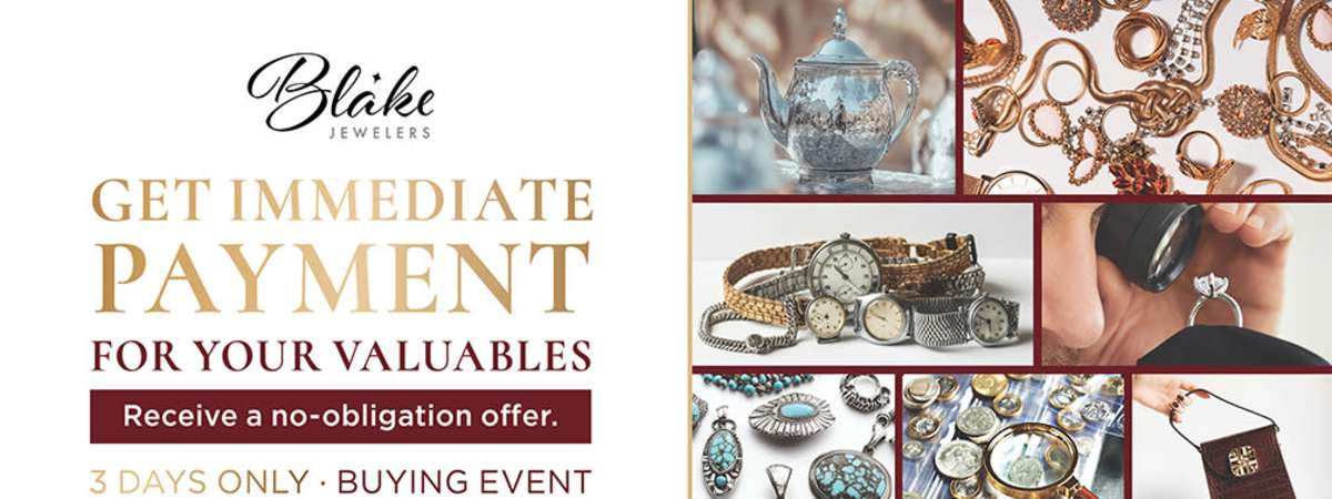 Buying Event at Blake Jewelers