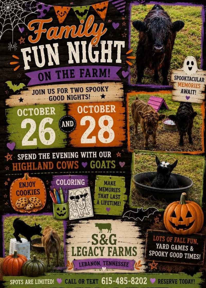 Family Fun Coloring, Cookies and Cow Cuddles  - Click for showtimes