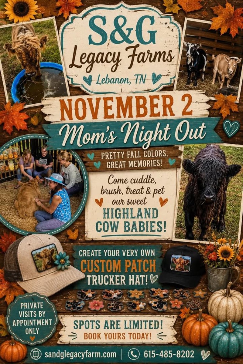 Mom's Night Out Cow Cuddles and Trucker Hats - Click for showtimes