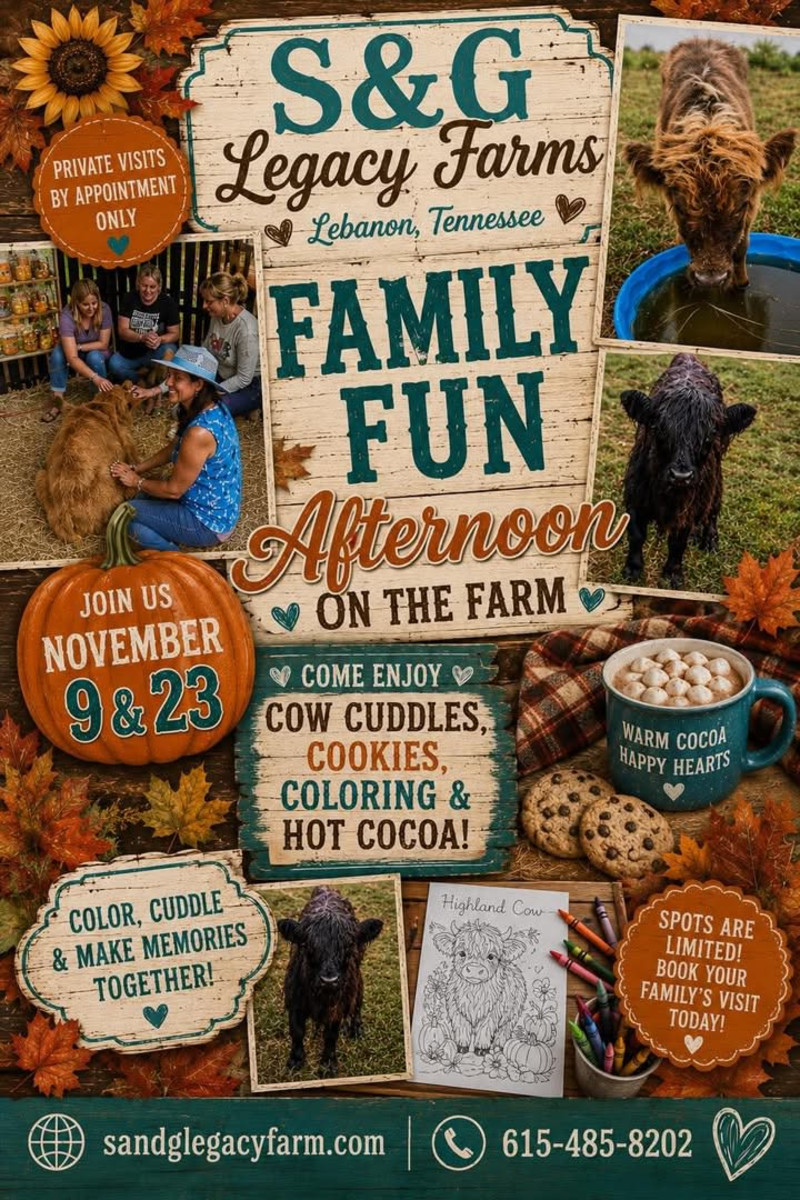 Family Fun Coloring, Cookies and Cow Cuddles - Click for showtimes