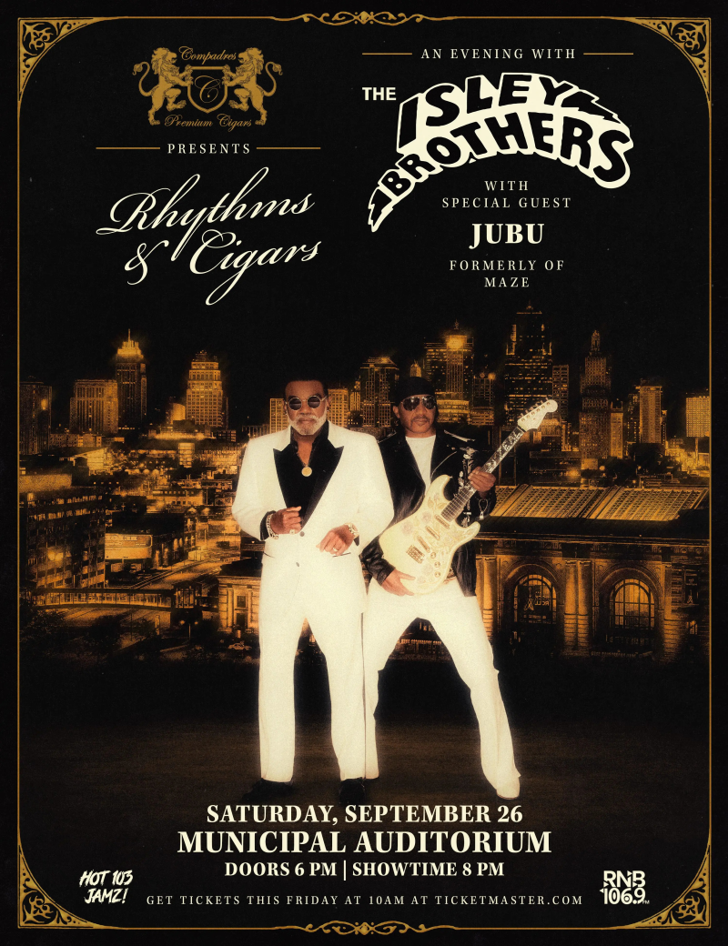 Rhythms & Cigars – An Evening with The Isley Brothers