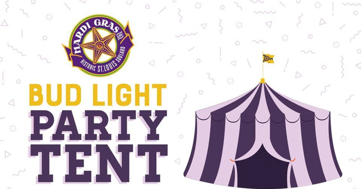 Bud Light Party Tent in St. Louis at Soulard