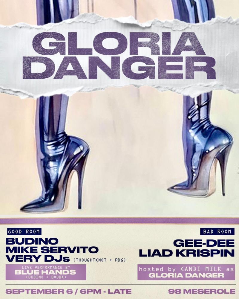 Gloria Danger ft Budino, Mike Servito, Very DJ, Blue Handa (live), Gee Dee, Liad Krispin