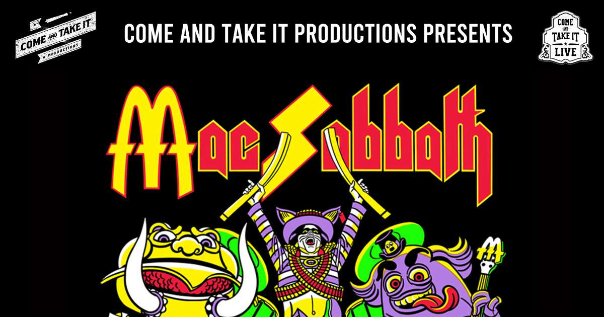 Mac Sabbath at Come and Take It Live