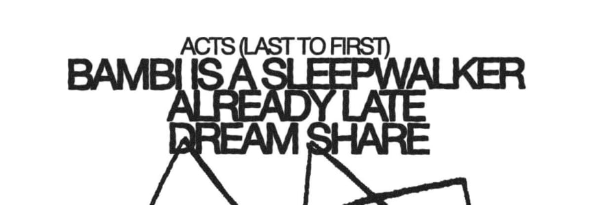 Bambi is a Sleepwalker, Already Late, Dream Share
