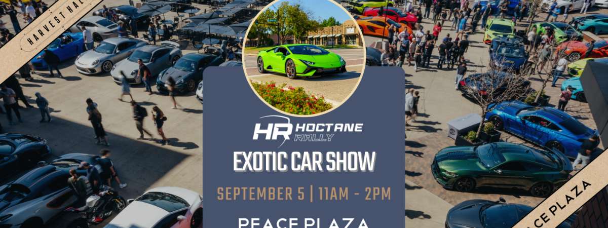 Exotic Car Show with Hoctane Rally