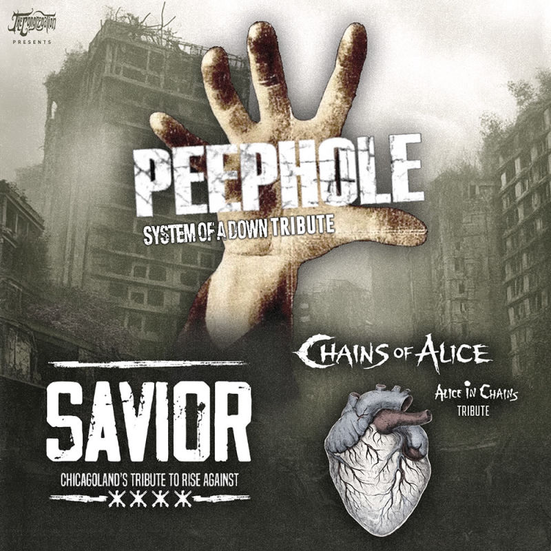Tributes to System of a Down, Rise Against & Alice In Chains