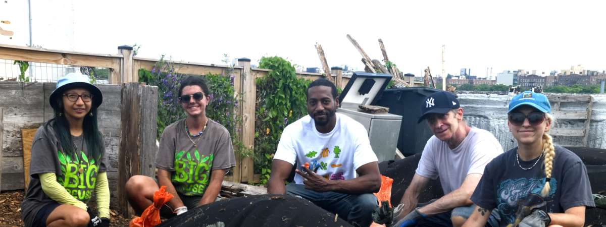 Compost Volunteer Event at SkyFarm LIC