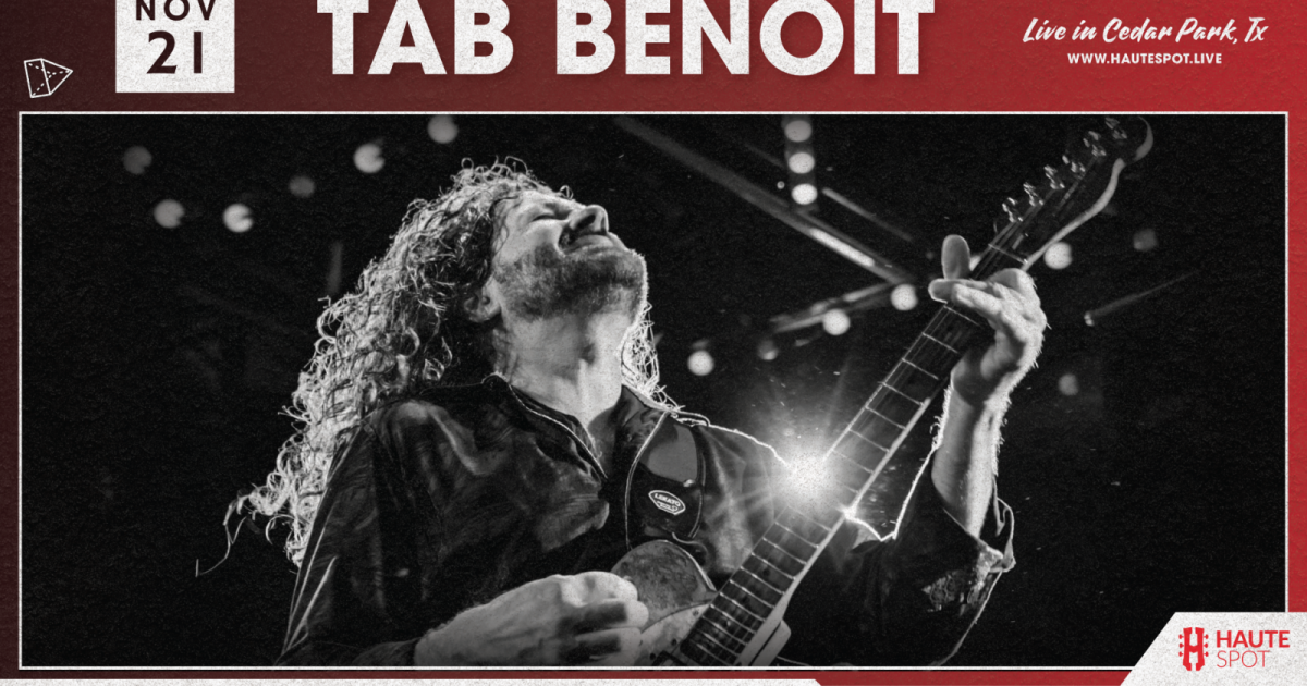 Tab Benoit Austin concert poster