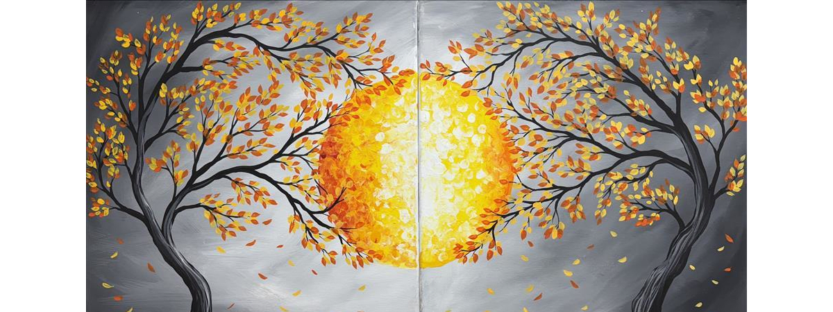 Rustic Moonlit Autumn Night - Paint and Sip in Houston | Classpop!