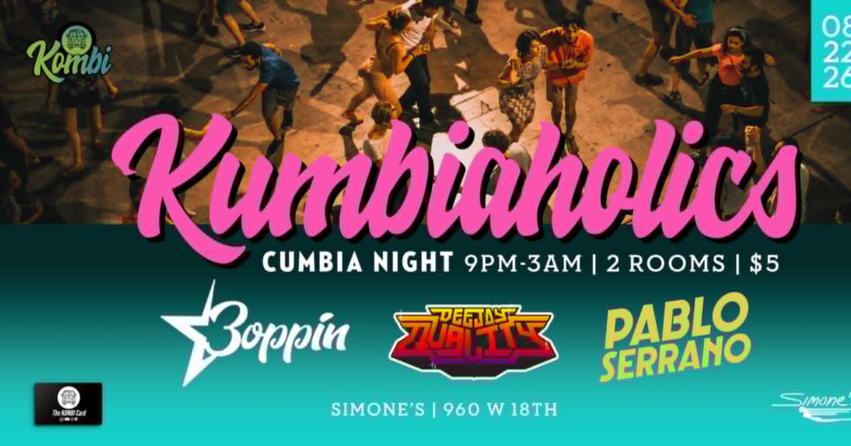 Kumbiaholics: Cumbia, Boogaloo, and Latin Beats Dance Party!