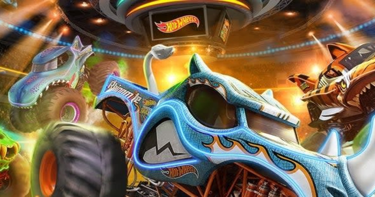 Hot Wheels Monster Trucks Live Glow-N-Fire