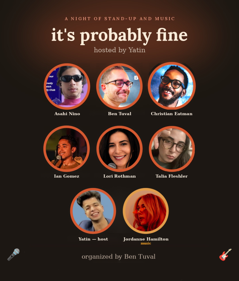 It's Probably Fine - Comedy Show