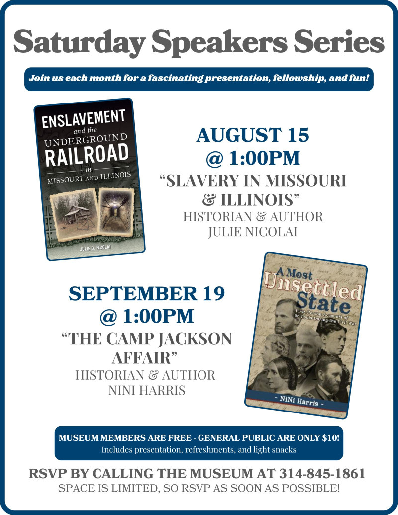 Saturday Speaker Series: "The Camp Jackson Affair" by NiNi Harris