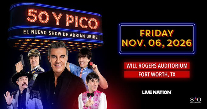 Adrián Uribe - 50 y Pico Tour - 2026 - North America