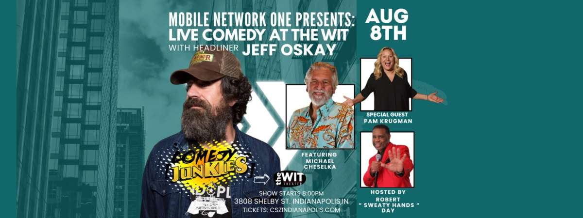 Stand Up at the Wit! Headliner: Jeff Oskay (17+) - 8:00 PM - NEW DATE
