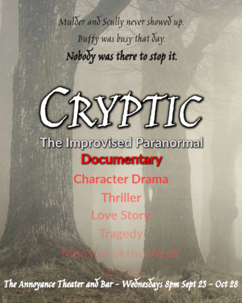 Cryptic: The Improvised Paranormal Documentary