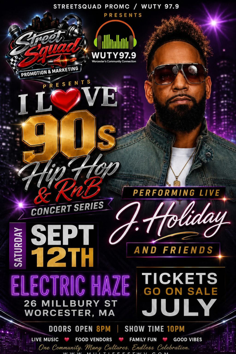 I Love 90's Hip Hop and R&B Concert Series ft.J Holiday and Friends