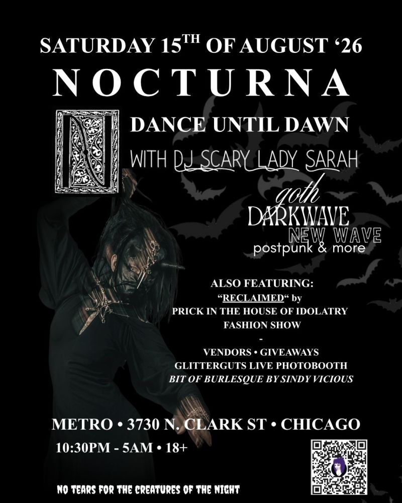 Nocturna - Summer Goth Ball w/ DJ Scary Lady Sarah; + fashion show + more! 