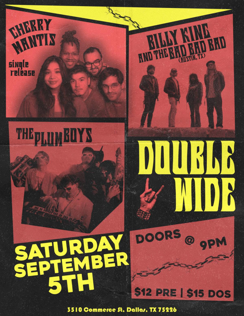Billy King & The Bad Bad Bad / Cherry Mantis / The Plum Boys