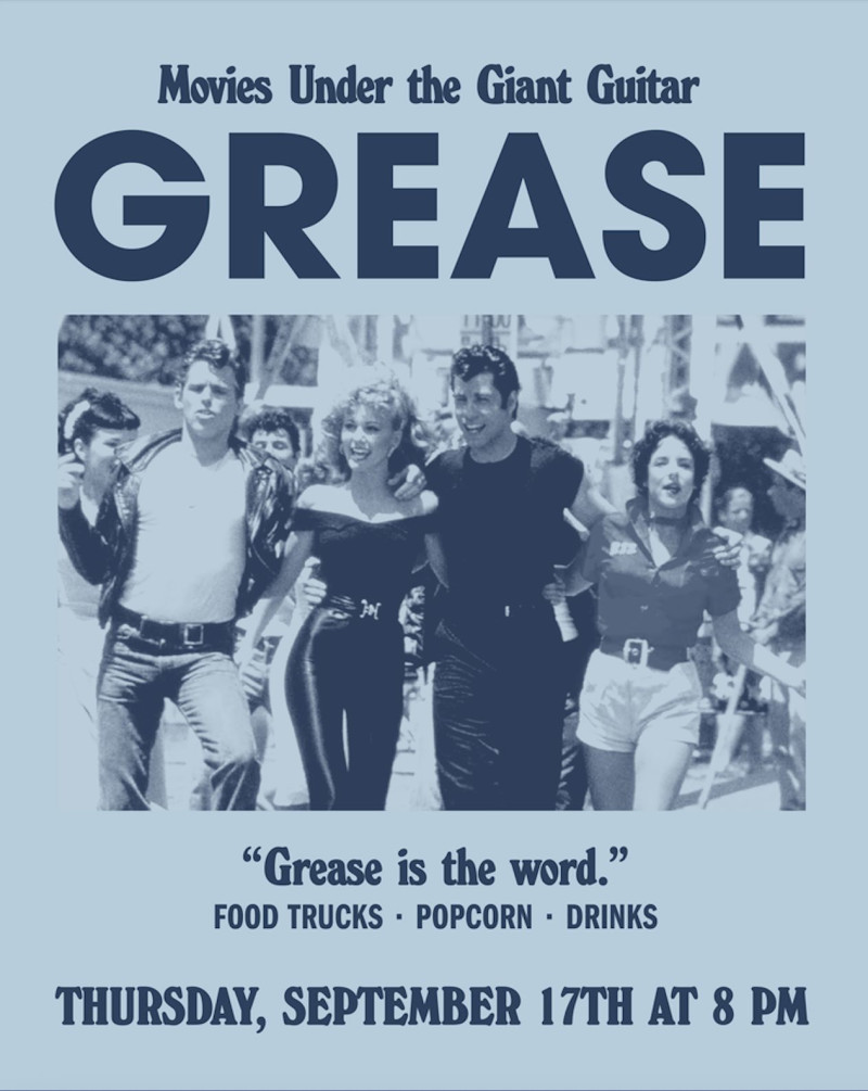 Movies Under The Giant Guitar: Grease